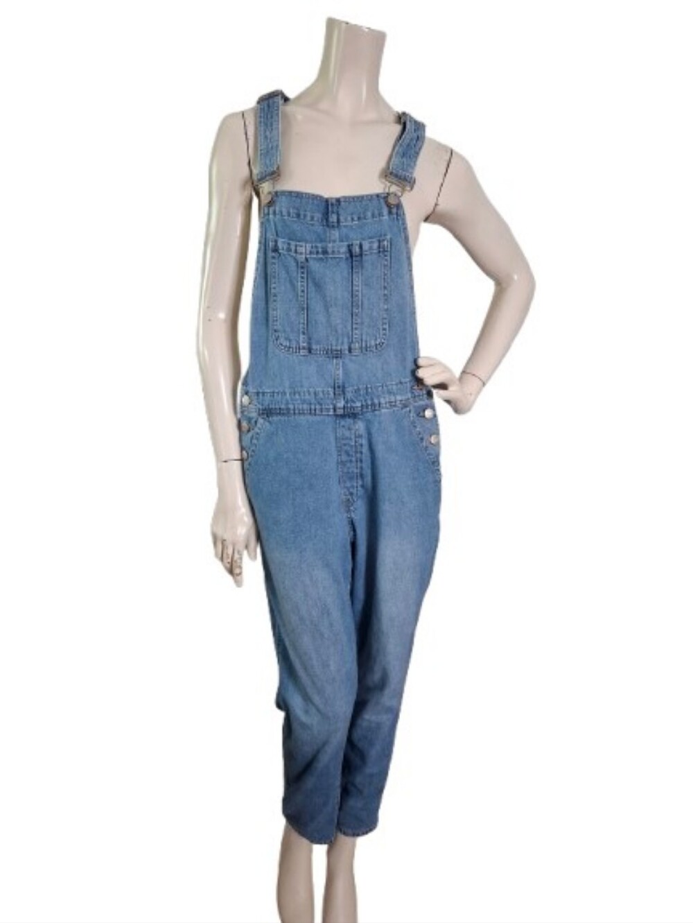 GAP Slouchy Overall In Medium Pasadena Blue Denim Women's S